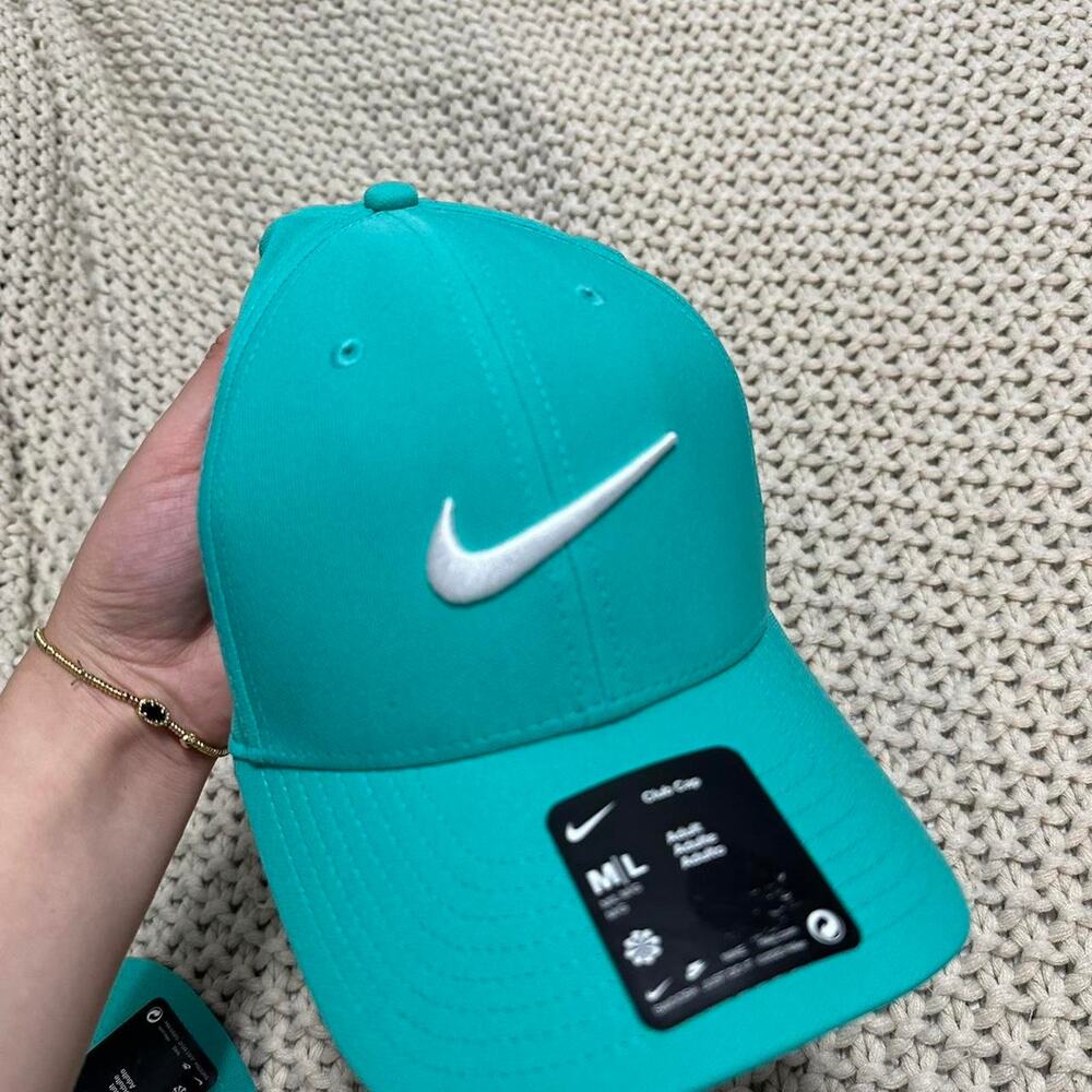 Nike golf dri fit turquoisewhite cap